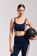 Brassiere Malte - Bleu/Marron - Femme