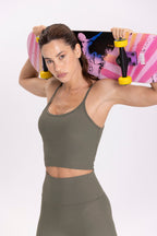 Lotus Sports Bra - Green