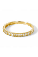 Bague "Amour Innocent" Or Jaune 375/1000 Et Zirconium