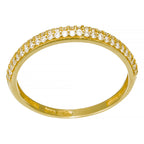 Bague "Amour Innocent" - Or Jaune 375/1000 Et Zirconium