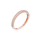 Anillo “Amor Inocente” – Oro Rosa 375/1000 Y Circonio