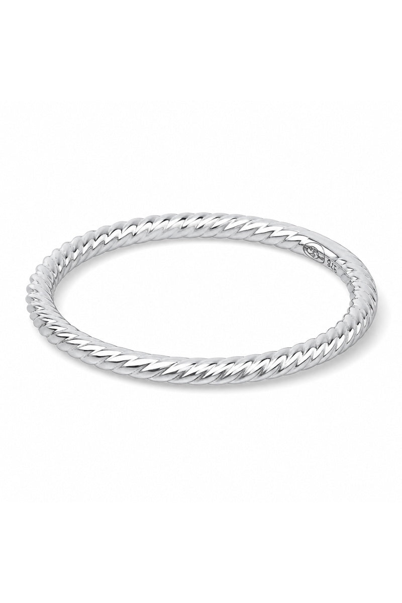 Bague "Pour Toujours" Or Blanc 375/1000