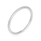 Bague "Pour Toujours" Or Blanc 375/1000