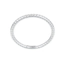 Bague "Pour Toujours" Or Blanc 375/1000