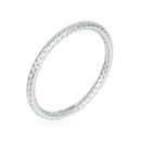 Bague "Pour Toujours" Or Blanc 375/1000