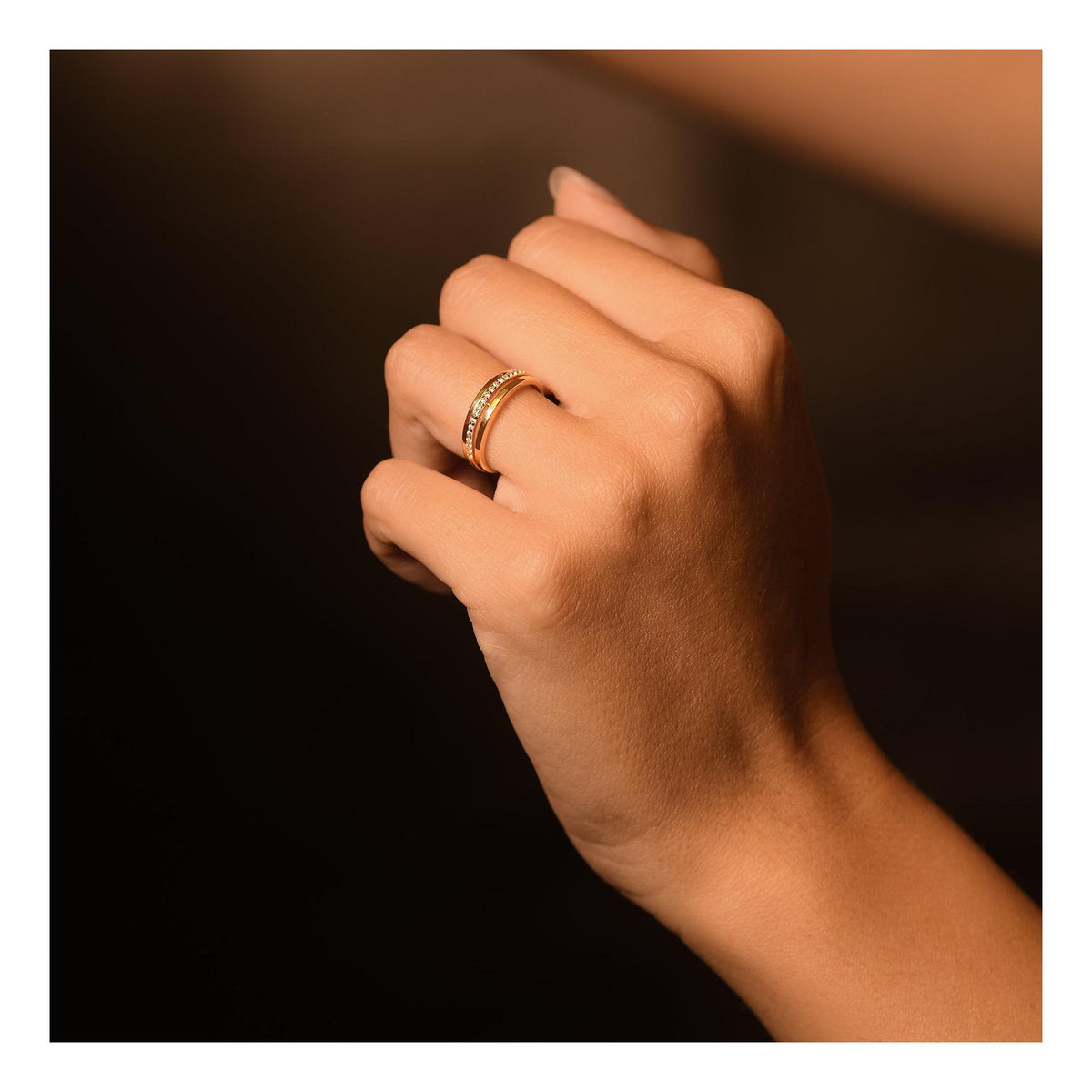 Bague "Lovers" Or Jaune 375/1000