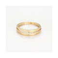 "Lovers" Ring in 375/1000 Yellow Gold