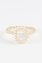 Anillo “Mi Reina” – Oro amarillo 375/1000 y circonio