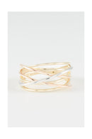 Bague "Rose" Or Tricolore 375/1000