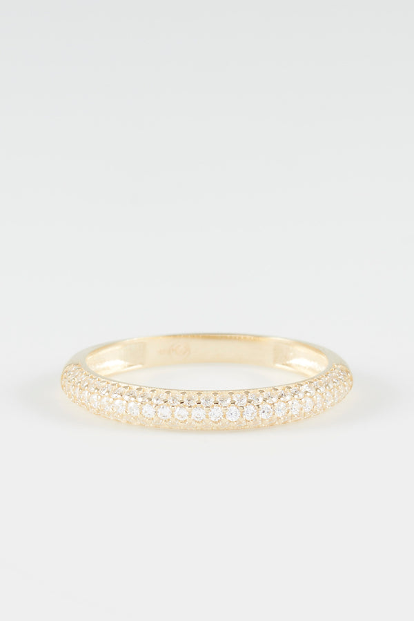 Anello "Elba" Oro Giallo 375/1000 E Zirconia