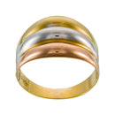 Bague "Trianon" - Or Jaune, Or Rose Et Or Blanc 375/1000