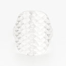 Bague "Armadillo" Or Blanc 375/1000