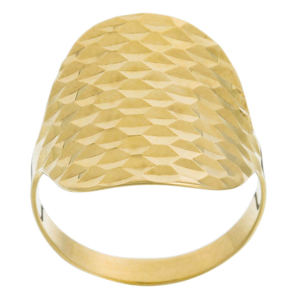 "Armadillo" Ring - 375/1000 Yellow Gold