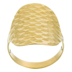 "Armadillo" Ring - 375/1000 Yellow Gold