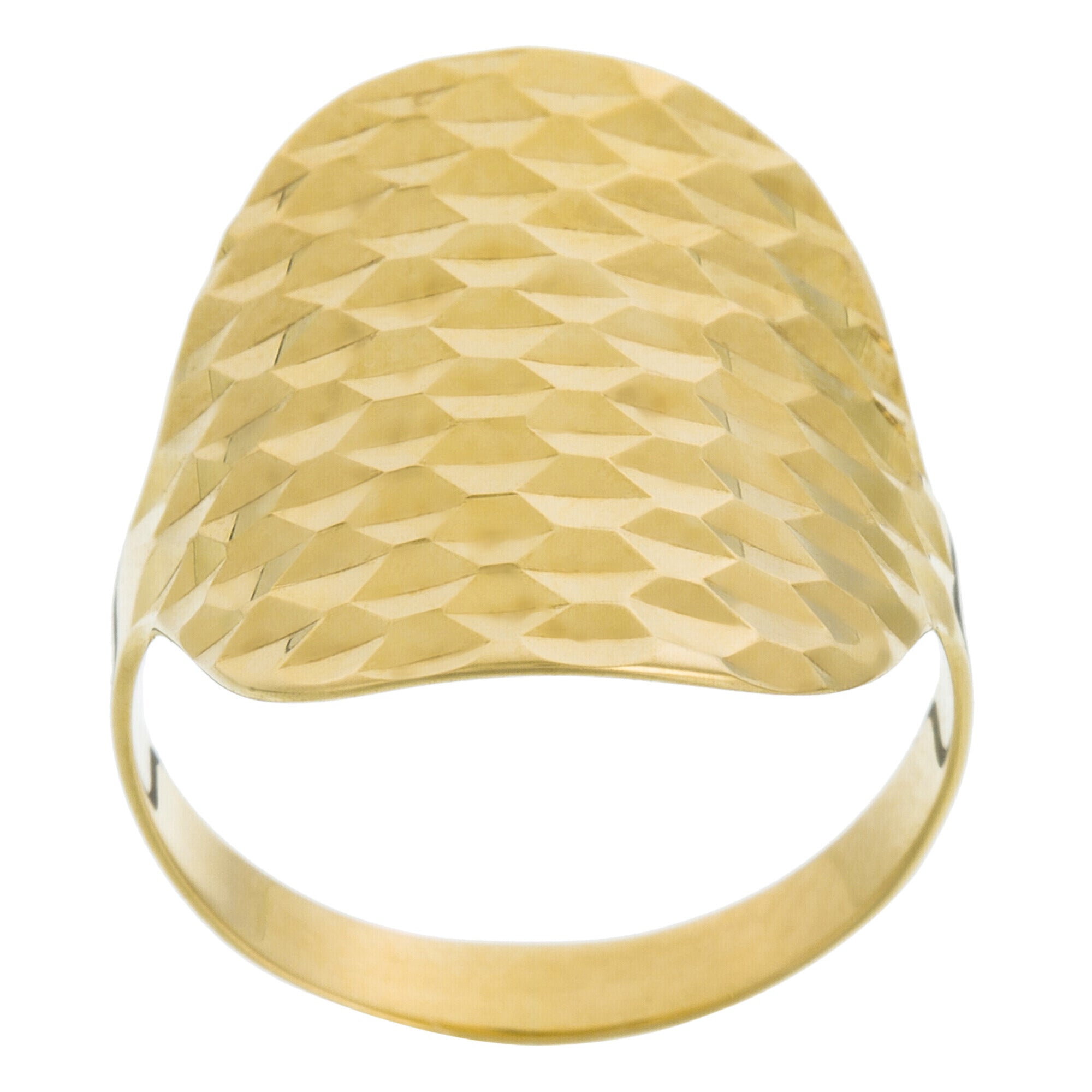 "Armadillo" Ring - 375/1000 Yellow Gold