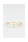 Bague "Mayfair" Or Jaune 375/1000 Et Zirconium