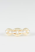 Bague "Grain De Café" - Or Bicolor 375/1000