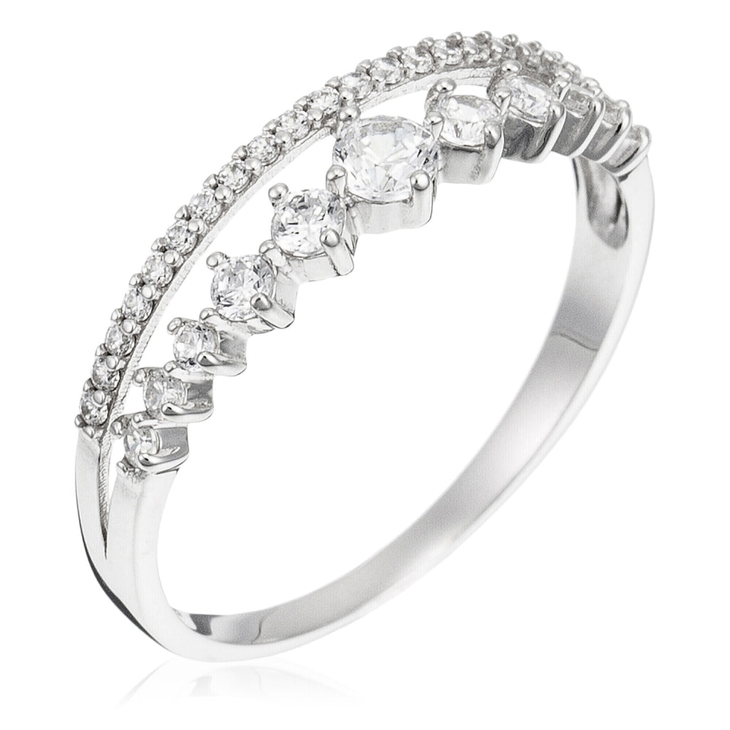 Anillo “Mi Reina” – Oro blanco 375/1000