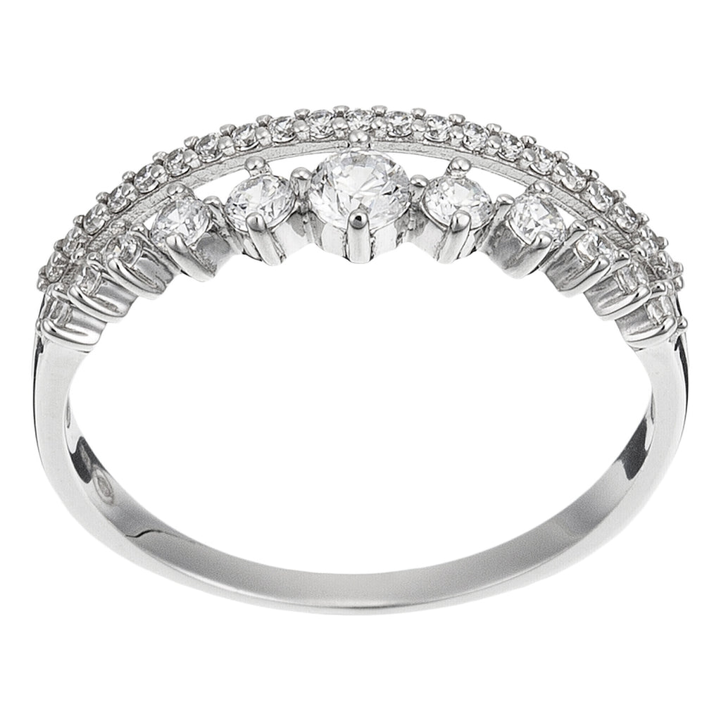 Anillo “Mi Reina” – Oro blanco 375/1000