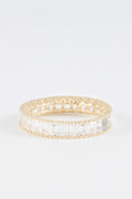 Bague "Grey" Or Jaune 375/1000 Et Zirconium