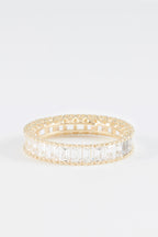 Bague "Grey" Or Jaune 375/1000 Et Zirconium