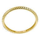 Bague "Plisée" Or Jaune 375/1000