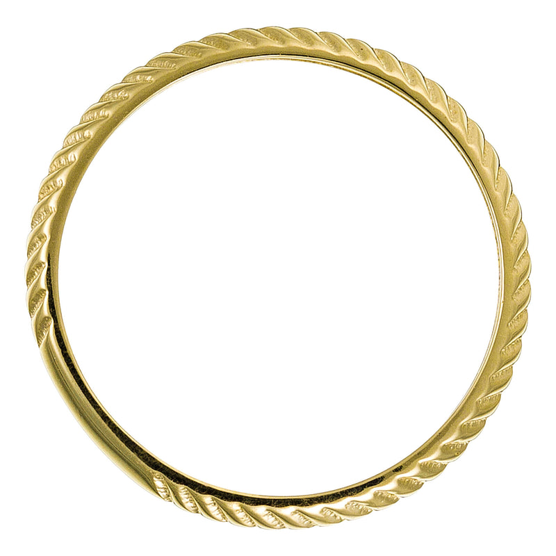 Bague "Plisée" Or Jaune 375/1000