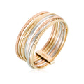 Bague "Acapulco"  Or Tricolore 375/1000