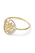 Bague "Arbre De Vie" Or Bicolore 375/1000