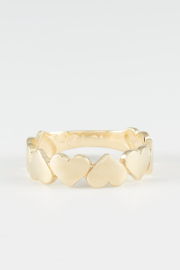 Bague "Petit Cœur" Or Jaune 375/1000