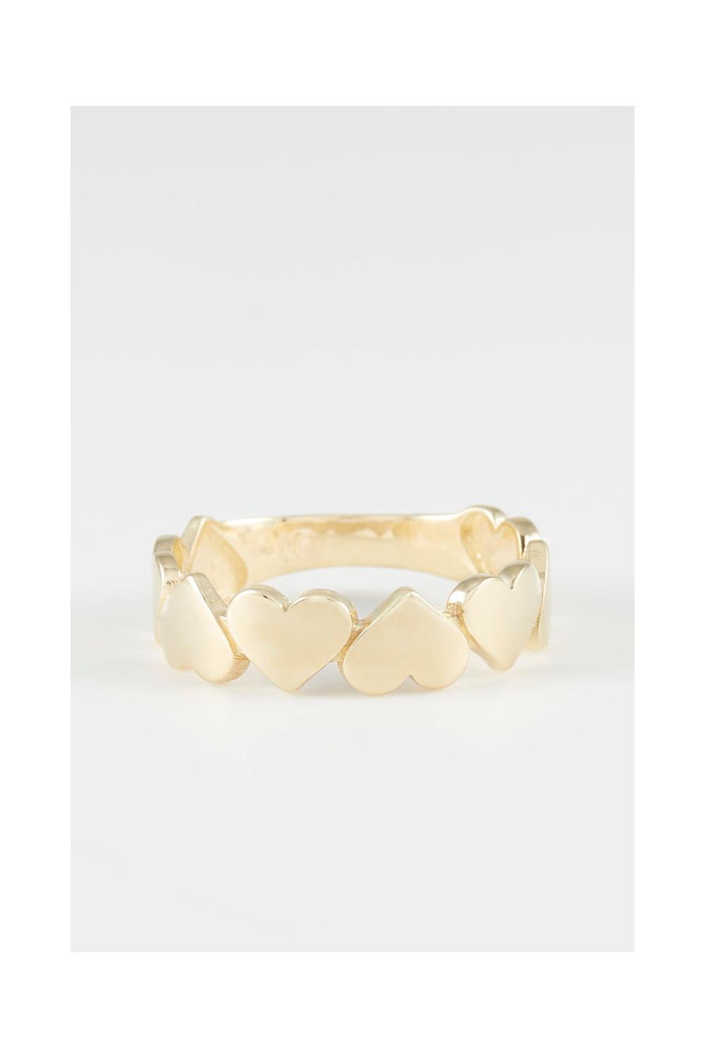 Bague "Petit Cœur" Or Jaune 375/1000