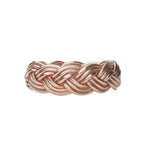 Pulsera Budista Doble-Trenzada Champán