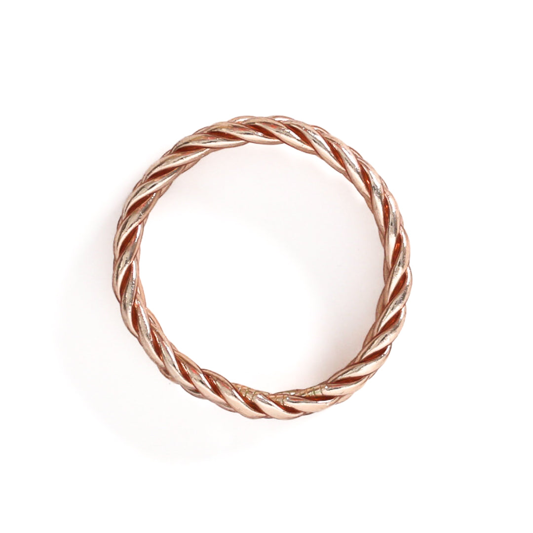 Champagne Maxi-Braided Buddhist Bracelet