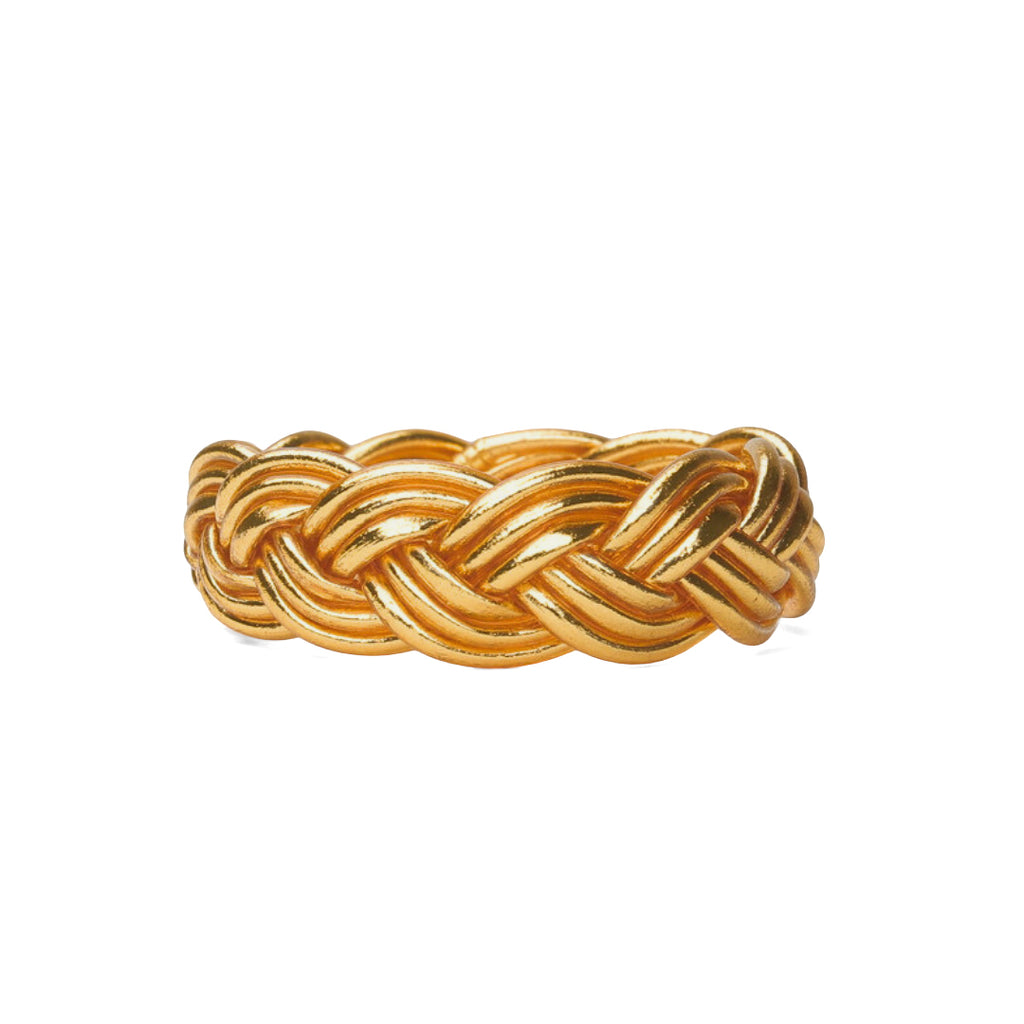 Pulsera Budista Maxi-Trenzada Gold