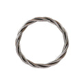 Bracelet Bouddhiste Torsadé Antique Silver