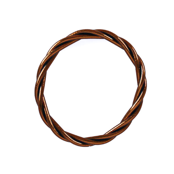 Bracelet Bouddhiste Torsadé Caramel