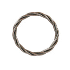 Pulsera Budista Retorcida Dark Silver