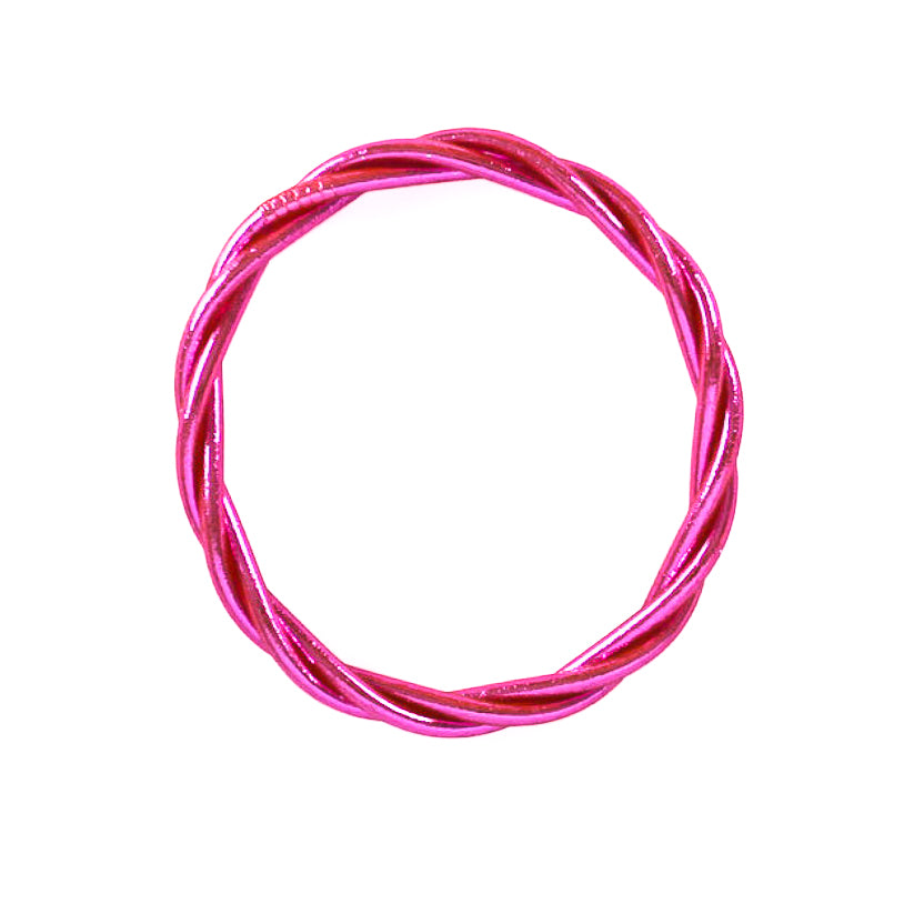 Twisted Buddhist Bracelet Fuchsia