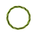 Bracelet Bouddhiste Torsadé Lemon Green