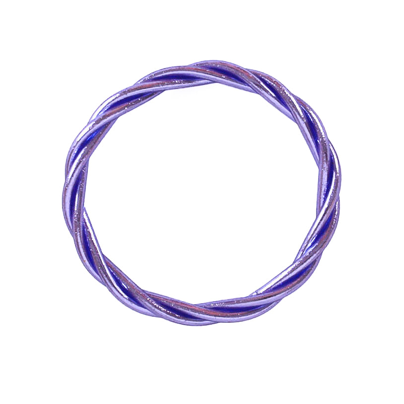 Bracelet Bouddhiste Torsadé Lilas
