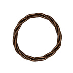 Twisted Buddhist Bracelet Hazelnut