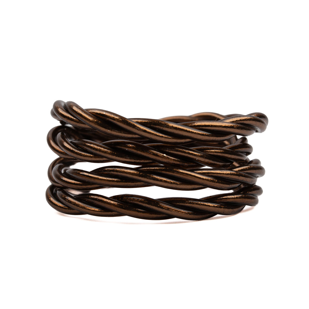 Twisted Buddhist Bracelet Hazelnut