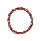 Twisted Buddhist Bracelet Plum