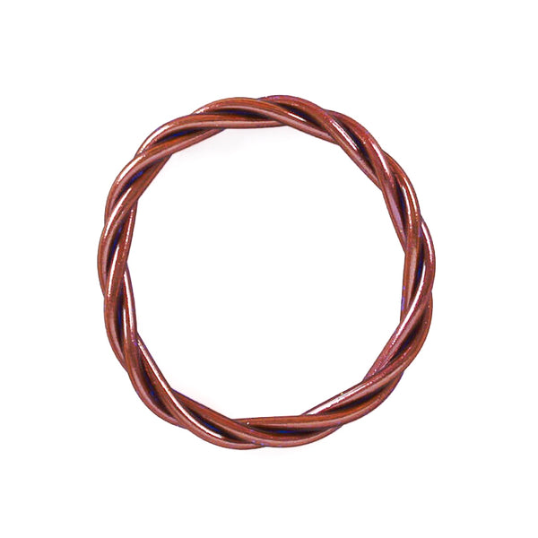 Bracelet Bouddhiste Torsadé Prune