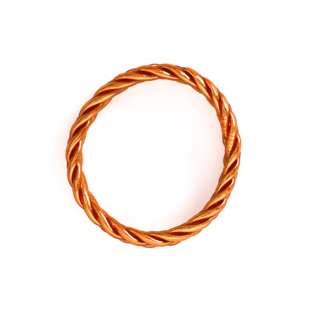 Braided Buddhist Bracelet Golden Apricot
