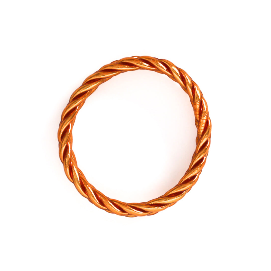 Braided Buddhist Bracelet Golden Apricot
