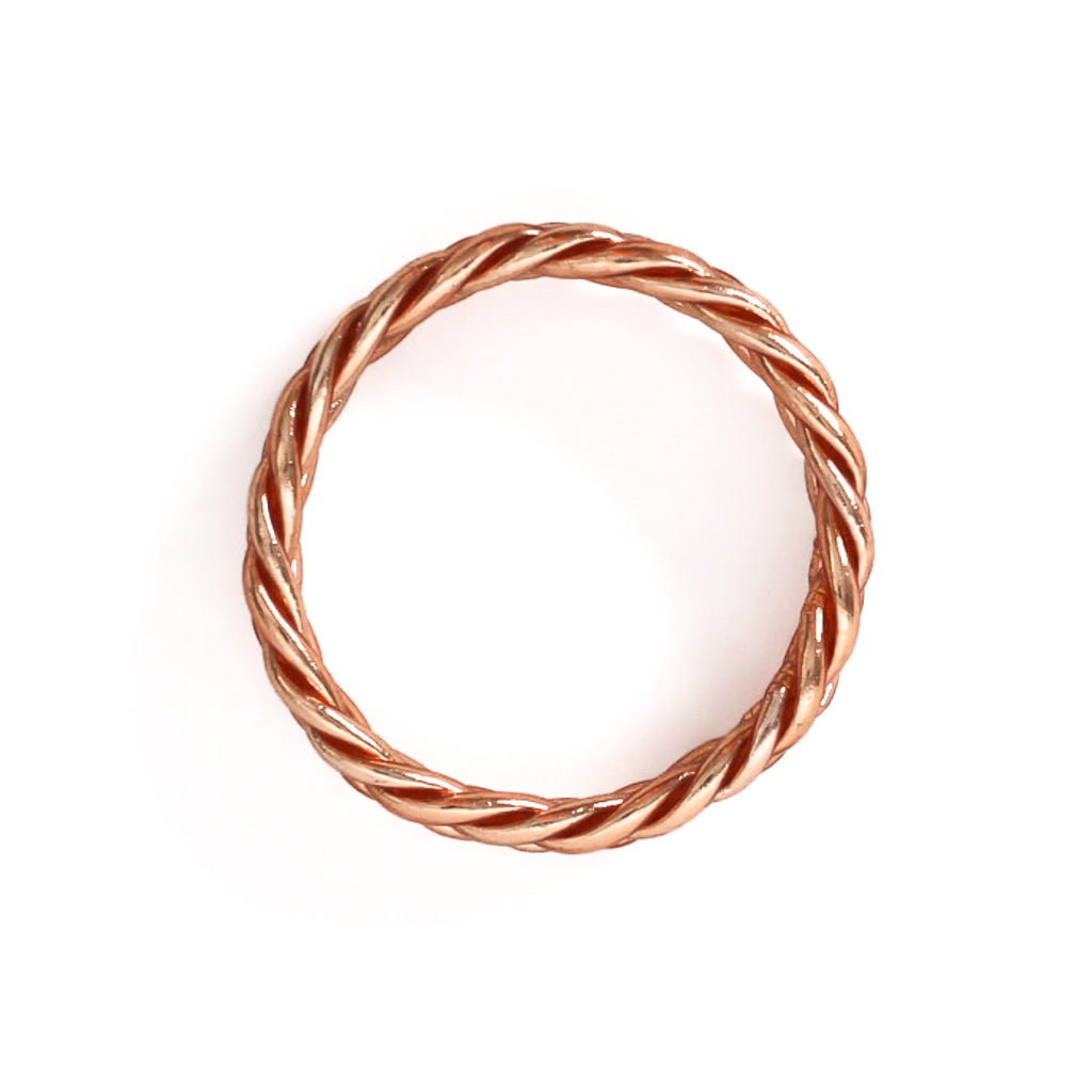 Buddhist Braided Bracelet Ochre Gold