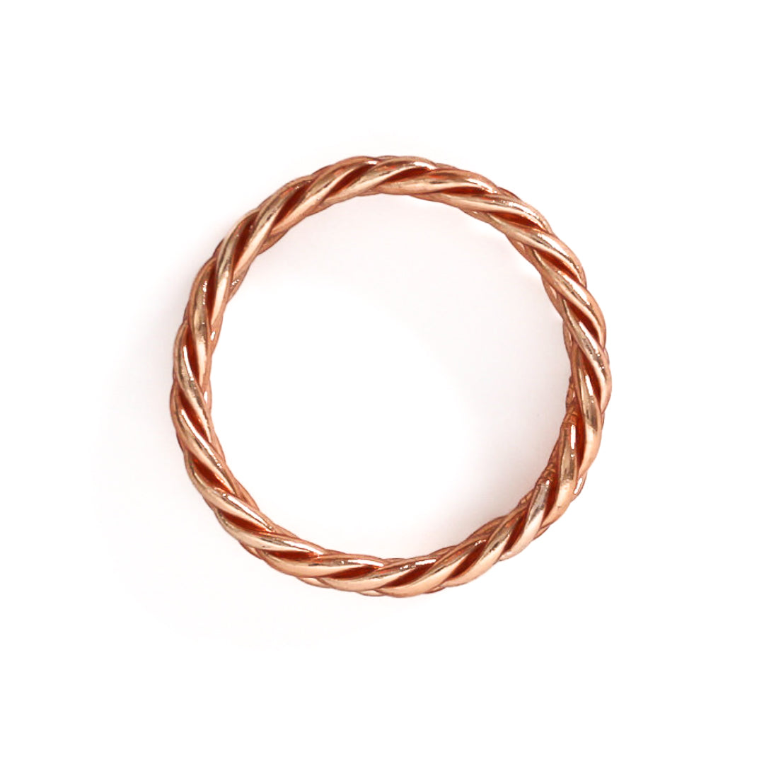 Buddhist Braided Bracelet Ochre Gold