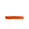 Orange Braided Buddhist Bracelet
