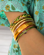 Pulsera Budista Yantra Albaricoque